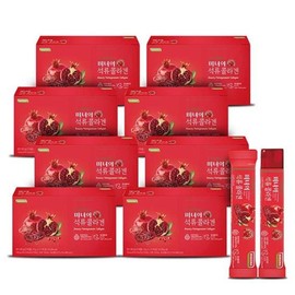 Rojina 프리미엄 미녀의 석류콜라겐 8박스(168포) Premium Beauty Pomegranate Collagen 8 Boxes (168 Pouches)