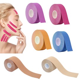 6 PCS Face Tape For Wrinkles,Multifunctional Face Lifting Tape,Anti-Wrinkle Patches For Neck, Chin, And Forehead – Elasticity Face Lifting Tape For Saggy Skin, Facial Firming, And Tightening