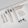 EaseLife 6 FT Brushed Nickel Sliding Barn Door Hardware Track