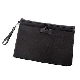 WANGCL Fireproof Bag with Lock Large Capacity Fireproof and Waterproof Document Bag for Important File Passport Certificates Legal Documents - 36x25cm