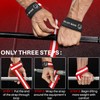 TECEUM Lifting Wrist Straps with Neoprene Padding Support – US