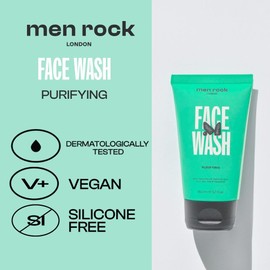 Men Rock Men Rock Face Wash for Men - 5.1 oz Cleanser