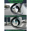 Blind Spot Glass 2" Mirror (4 Pack) Compatible with Airstream