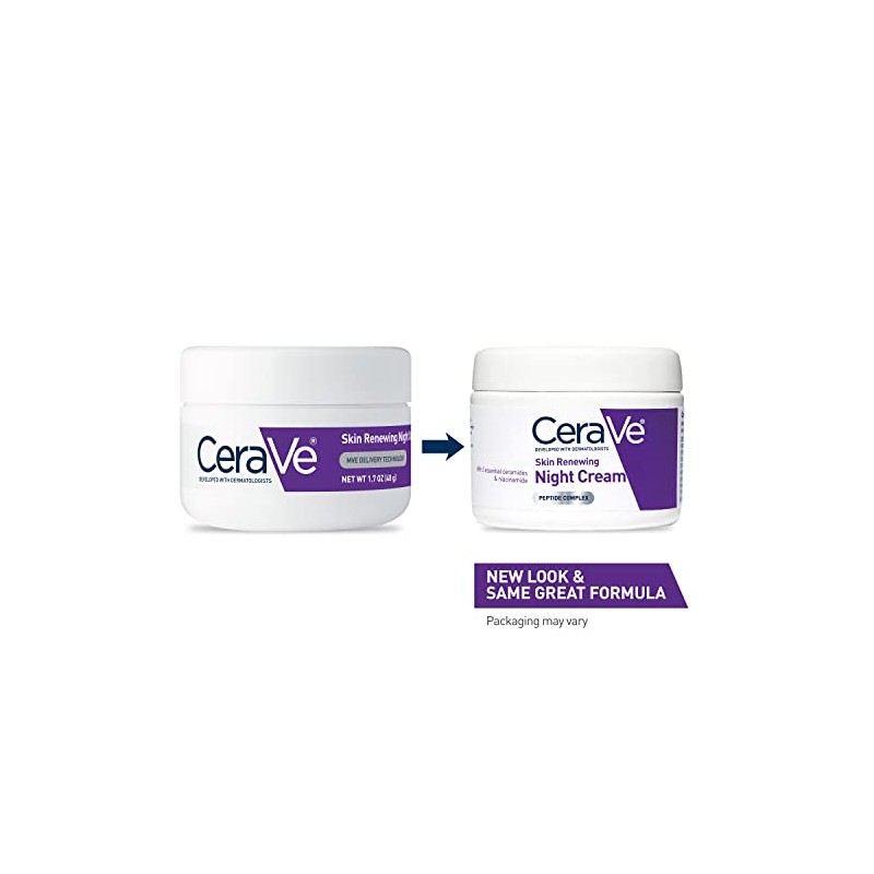 CeraVe - Renewing System, Crema de noche renovadora para la