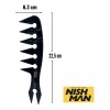 Nishman Peine Estiliza Grafila. Profesional. 044 Barberia Nishman