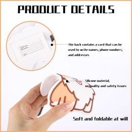 Corgi Luggage Tag Dog Suitcase Decorations ID Identify Labels for Travel