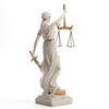Veronese Design 12 Inch Blind Lady Justice Themis Resin Statue