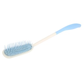 Milltrip Handle Comb & Hair Brush - Ergonomic Anti-Slip Grip Comb with Extended Reachs, Specially Designed for Seniors & Those with Limited Dexterity, Comfortable Triangular Handle