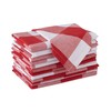 Encasa XO Cotton Napkins Set of 12 | Buffalo Red