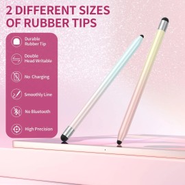 Dilizu Stylus Pen for Touchscreen, 10Pcs High Sensitivity & 10 gradient colors