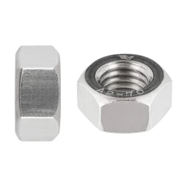Hexagon nuts M3-M12 (standard design) DIN 934 ISO 4032 stainless steel nuts, screw nuts, A2 V2A rust-proof