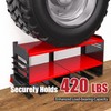 Spampur Power Tool Organizer Wall Mount with 4-Outlet Power Strip,