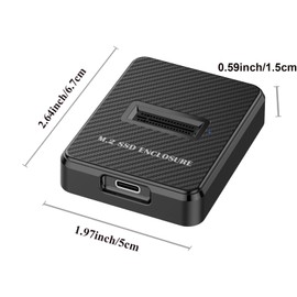 Sintech NVME to USB 3.0 Docking Station,M.2 SATA SSD to USB3.2 Type C Portable External Enclosure for Both M.2 (M Key) NVMe SSD and (B+M Key) SATA-Based SSD Compatible with Thunderbolt 4/3