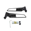 VRWEARE Large Size Motorcycle Wing Rearview Mirrors with 8mm &