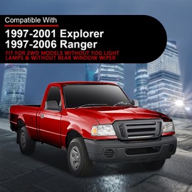 DOTCOM Center Dashboard Radio Panel AC Heater Vent Trim Fit For Ford Ranger 1997-2006/Fit Ford Explorer 1997 1998 1999 2000 2001/Fit 2WD Models w/o Fog Light Lamps 5L5Z1004302JAA