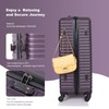 3-Piece Set Hardside Spinner, 3 Piece Luggage Sets ABS Lightweight