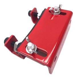 TUOREN Bass Drum Platform Lifter Fits 18" and 20" Electronic Drum Set Drum Booster Drum Lifting Parts Electronic Drum Pad Red