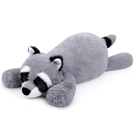 Slojkardon Raccoon Plush, 11in Weighted Raccoon Stuffed Animals Small Cute Plush Toys, Realistic Stuffed Raccoons Weighted Plush Doll Toys for Kids, Toddler, Birthday Gift