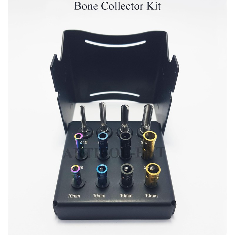 12 Pcs Bone Collector Kit Chip Maker Drills & Stopper
