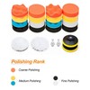 DollaTek 22pcs Drill Polishing Sponge Pad Kits,3 Inch Buffing Pads