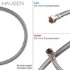 Hausen 84-Inch Ice Maker Connector 1/4-inch x 1/4-inch C, Ice