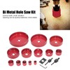 Hole Saw Set, 17Pcs Hole Saw Kit, Bi Metal Drill