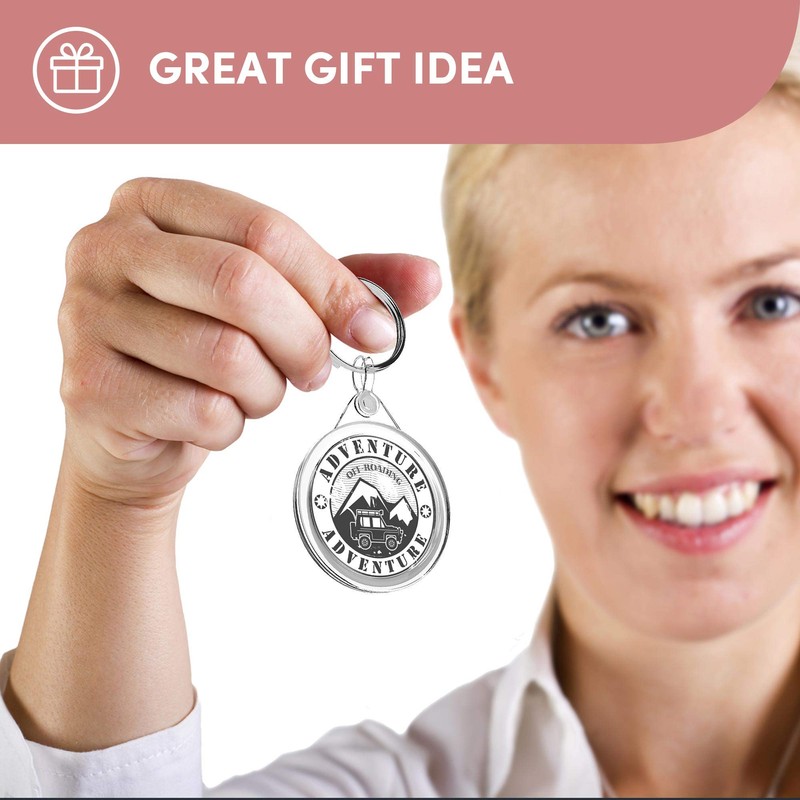 1 x 4x4 Adventure Keyring - Off-Roading Dirt Track Off