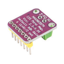 Max98357 I2S 3W Class D Amplifier Breakout Interface DAC Decoder Module Filterless Audio Board for Raspberry Pi Esp32 Pack of 5