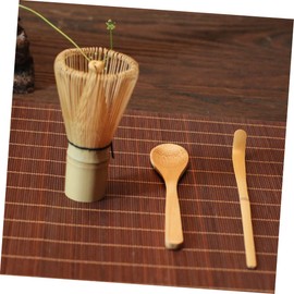 KICHOUSE Bamboo Matcha Whisk Set Tea Whisk Chashaku Japanese Tea Accessories for Daily Present