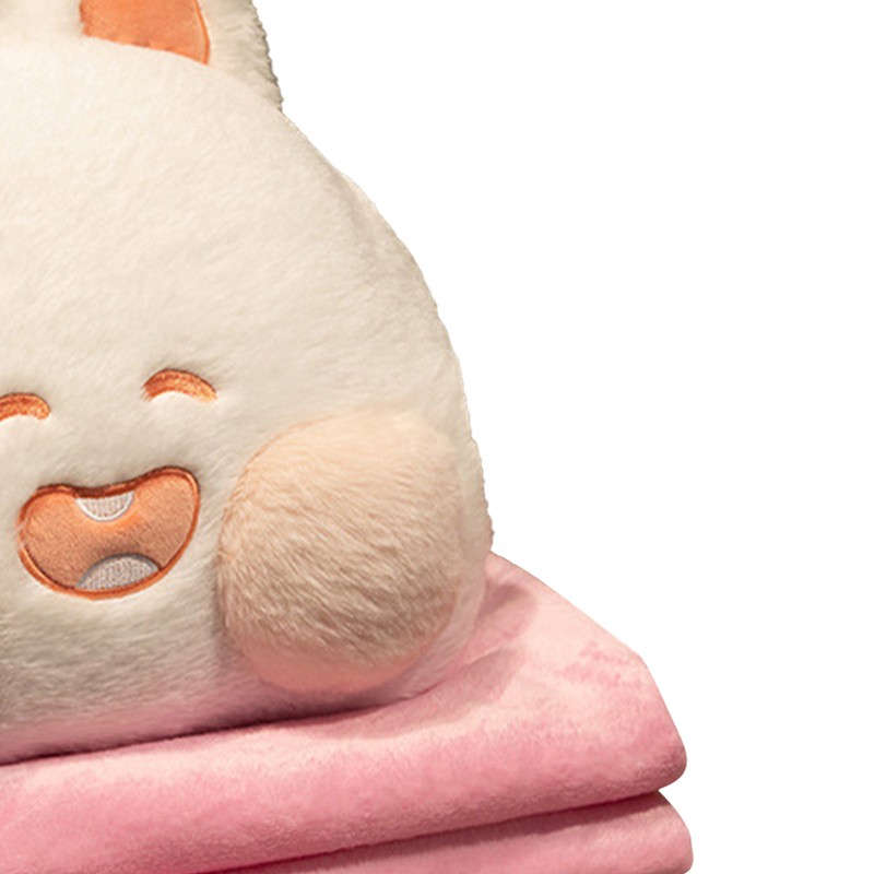 Stuffed Animals Travel Blanket Pillow Set Soft Plush Hugging Pillow