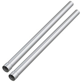 A-KARCK Straight Exhaust Pipe 3" Inlet 2 Pack, Stainless Steel 48" Long Mandrel Exhaust Tube, Custom Your Own Exhaust System
