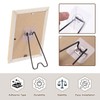 PATIKIL 5.1" Adhesive Easel Back, 2 Pcs Metal Picture Frame