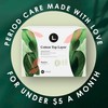 L. Ultra Thin Pads for Women, Overnight Absorbency, Organic Cotton