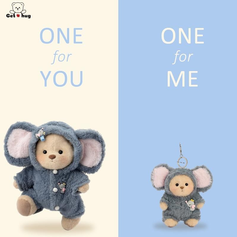 Cuddly Teddy Bear Collection – Different Styles with Changeable Outfits!