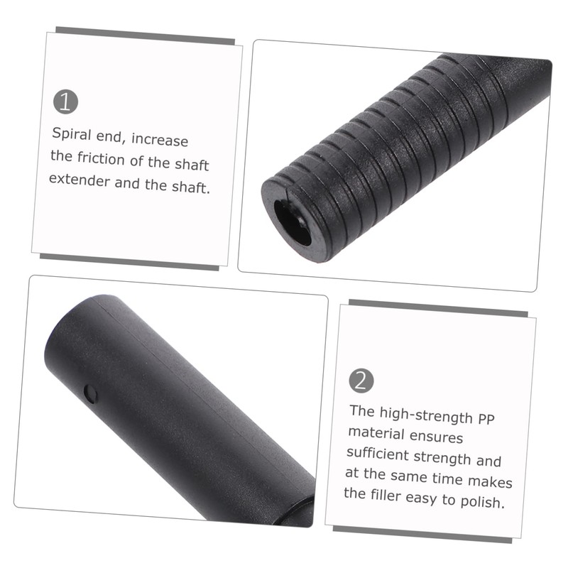 Outanaya 2pcs Golf Shaft Rods Extension for Steel Wood Shafts