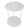 Clear Acrylic Plant Stand Round Top Corner Holder Planter Flower
