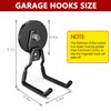 3-H Heavy Duty Magnetic Hooks,No-Drill Garage Power Tool Holder, 2