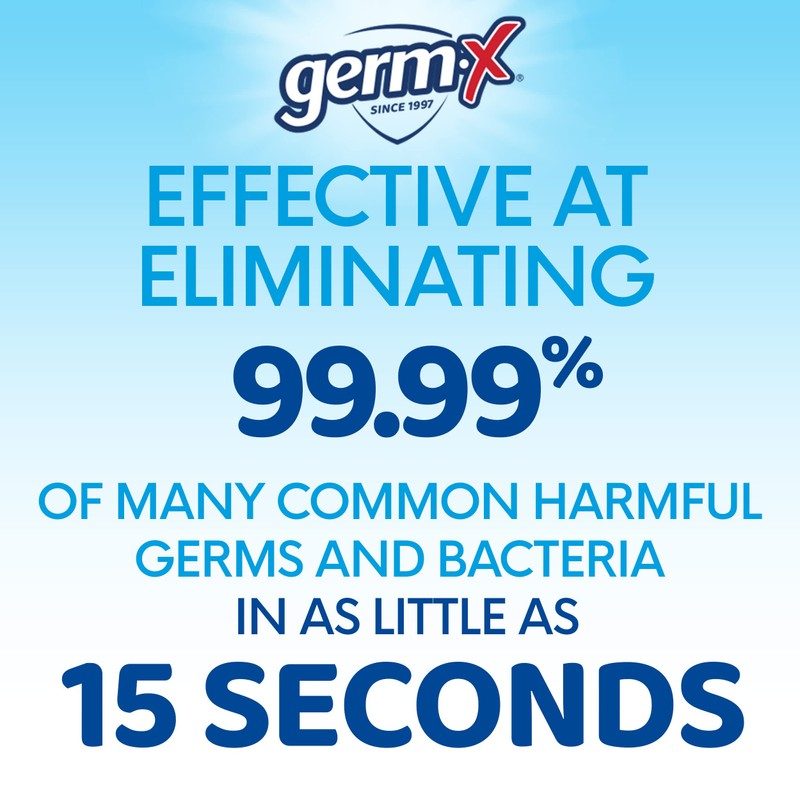 Germ-X Advanced Hand Sanitizer, 34 Fl Oz (1 Liter), Less