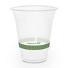 Vegware Compostable Clear 12oz PLA Plastic Cold Cups, Case of