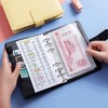 A6 Budget Binder Set - 28pcs Leather Ring Binder Notebook