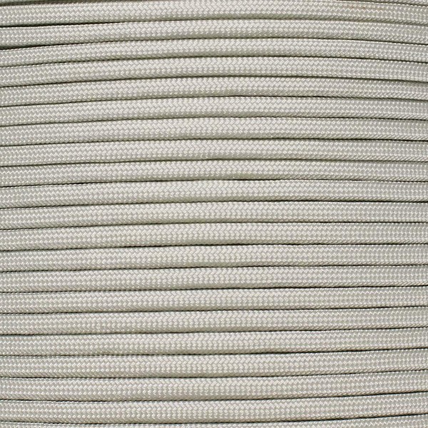 PARACORD PLANET 550lb 7-Strand Parachute Cord - Available in 10, 25, 50, 100, 250, 1,000 Foot Selections in Solid Colors (Gray, 100 Feet)