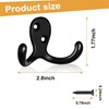 CBWLWJ 10 Pack Coat Hooks Wall Hooks for Hanging, Heavy