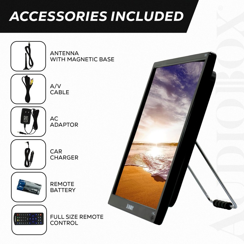 Portable 15" LCD TV & Monitor with HDMI - High