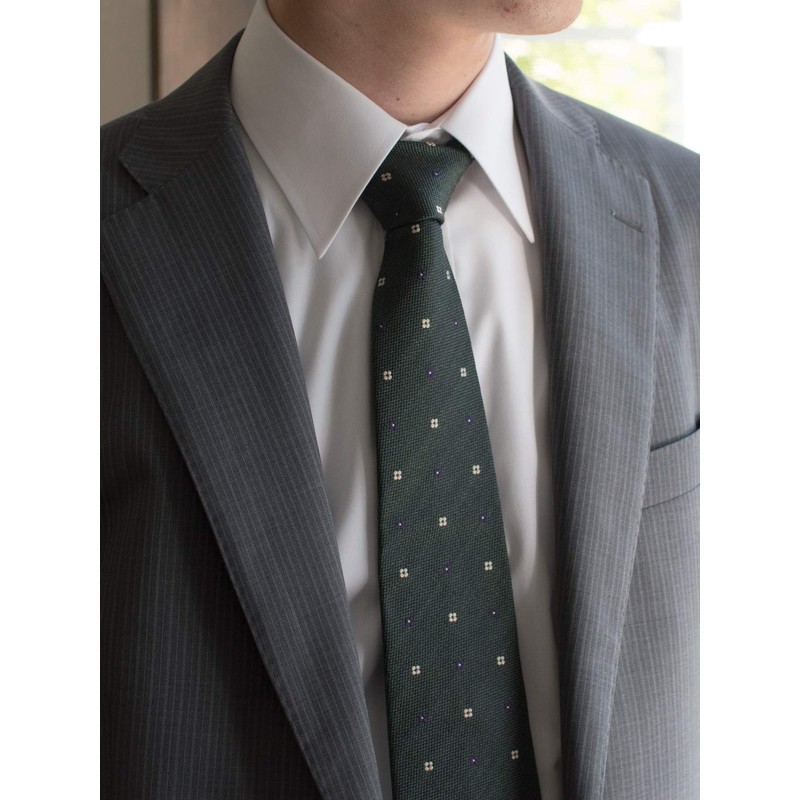 TAVARAT Necktie Business Silk 100% Made in Japan Nishijin Weave