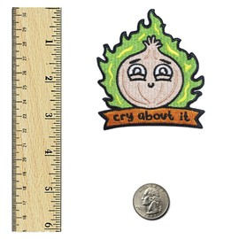 Kolorspun Cry About It Onion Patch - Hook and Loop Tactical Morale Patch