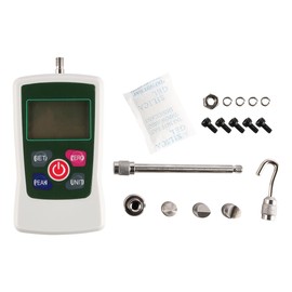 VOANZO Portable Electronic Digital Display Push And Pull Force Gauge Mini Handheld Digital Pressure Force Gauge With Fixture Heads And Storage Case(500N