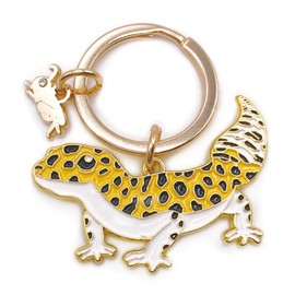 Animal Key Ring [Leopard Lizard] Animal Cute Key Chain Z0135/KH