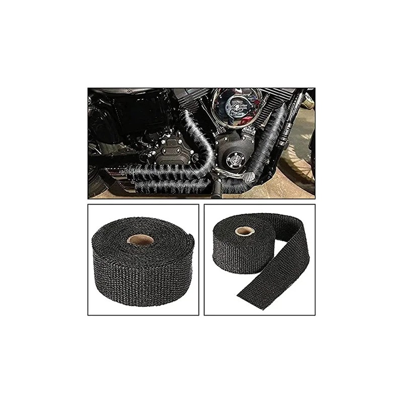 Cinta Termica 5mx5cm Escape Moto Alta Temperatura Headers