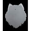 Zeckos White Arctic Wolf Head Wall Mount Sculpture