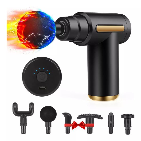 Pistola Masajeadora Bivena para Cuerpo | Color Negro | 127V